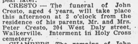 John Cresto funeral